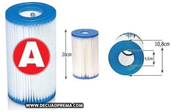 Filter tip A za Intex pumpu - Paket 6 komada