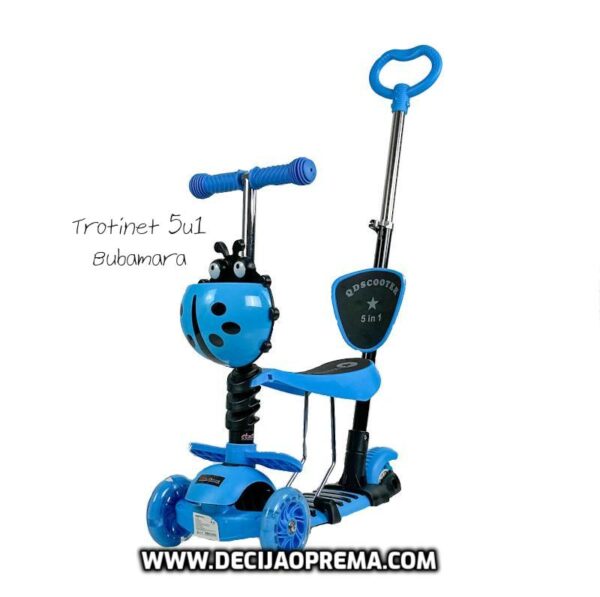 Trotinet Bubamara 5u1 Plavi