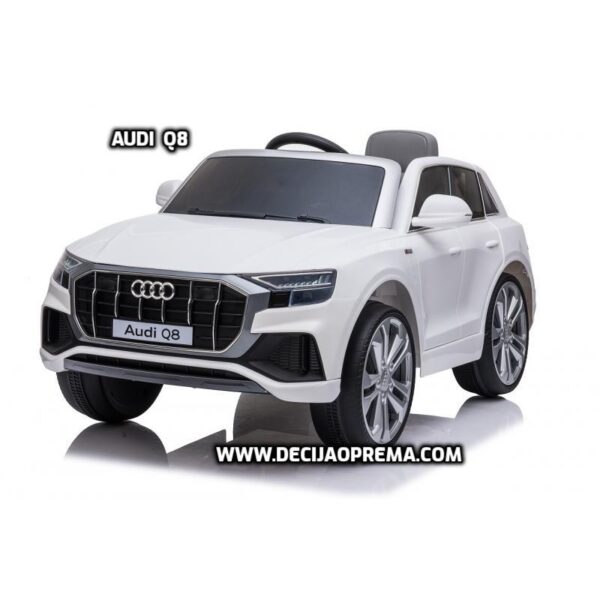 Audi Q8 Licensed na akumulator za decu Beli