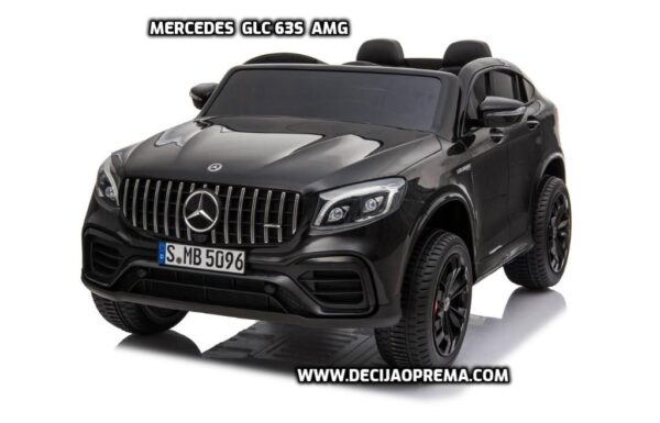 Mercedes GLC 63 S AMG auto na akumulator za decu Crni