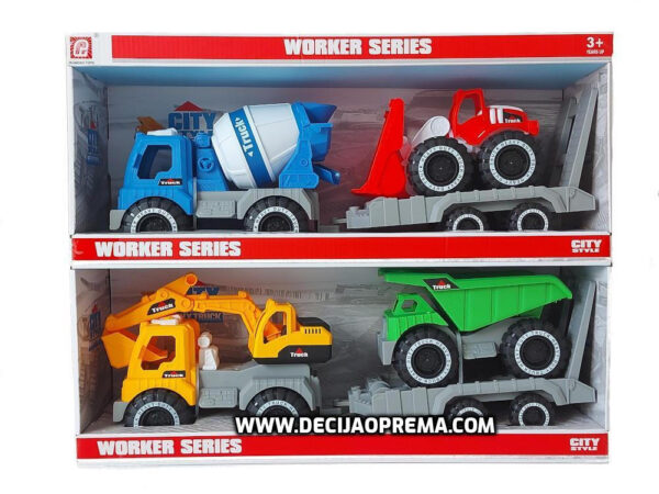 4 Radna Kamiona igračke za decu