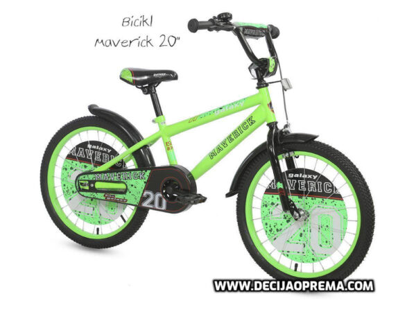 Bicikl Galaxy Maverick 20" za decu Zeleni