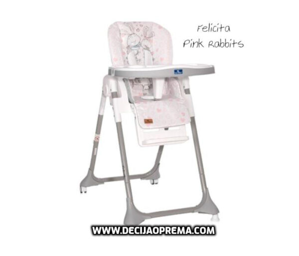 Lorelli Bertoni Hranilica Felicita Pink Rabbits