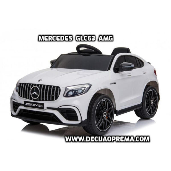 Mercedes GLC 63 AMG  auto na akumulator za decu Beli