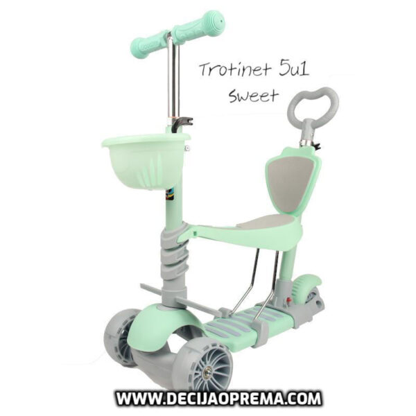 Trotinet Sweet 5 u 1 Mint