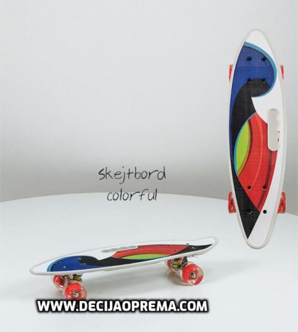 Skejtbord Colorful Dezen 1