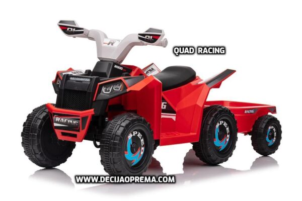 Quad Racing na akumulator za decu Crveni