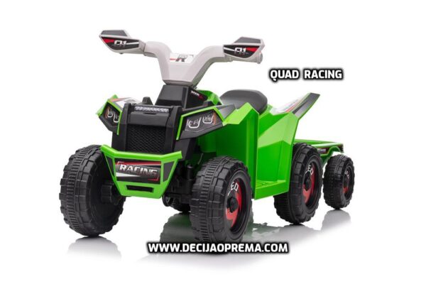 Quad Racing na akumulator za decu Zeleni