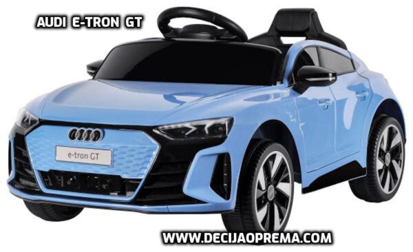 Auto Audi E-TRON GT na akumulator za decu Plavi