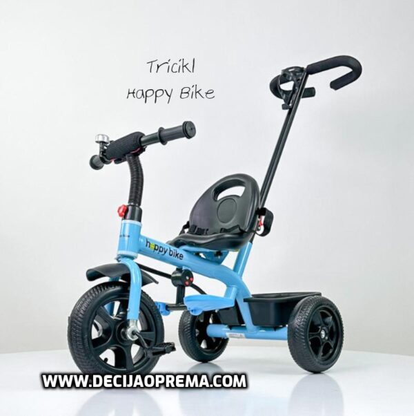 Tricikl za decu Happy Bike Blue