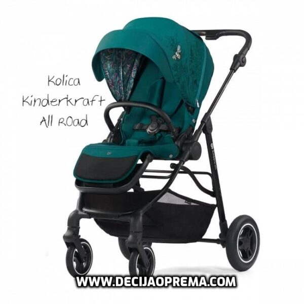 Kolica za bebe Kinderkraft All Road Nature Vibes Green