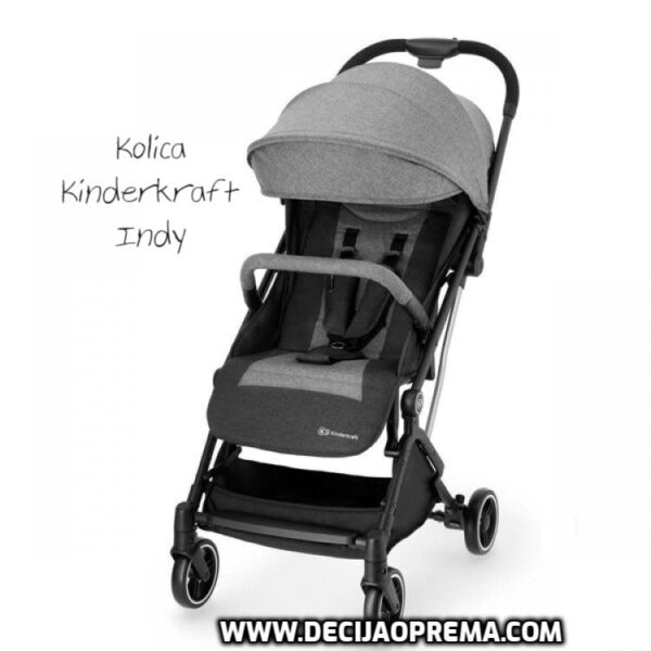 Kolica za bebe Kinderkraft INDY Grey