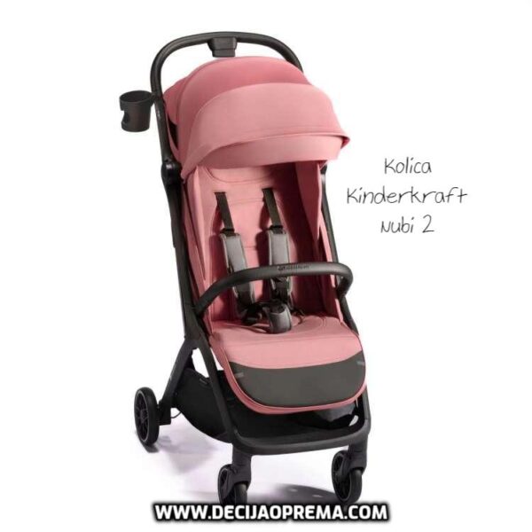 Kolica za bebe Kinderkraft Nubi 2 Pink Quartz