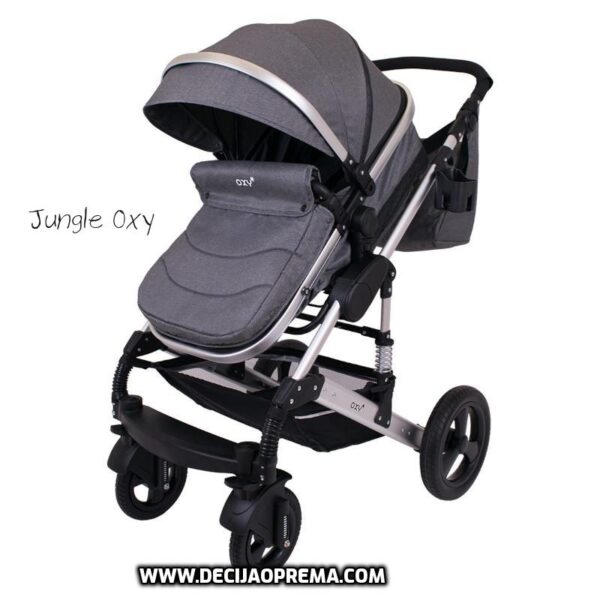 Kolica Jungle Oxy Siva