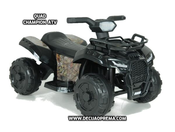 Quad na akumulator ATV Champion Crni