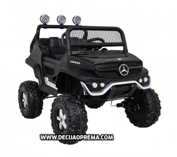 Mercedes Unimog 4x4 Auto za decu Crni