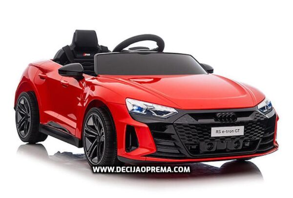 Audi RS E Tron GT Licencirani Auto na akumulator za decu Crveni