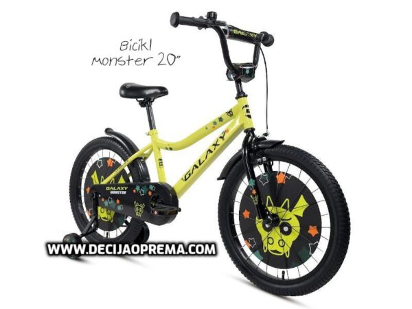 Bicikl Galaxy Monster 20" za decu Žuti