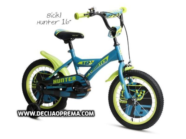 Bicikl Galaxy Hunter 16" za decu Tirkiz
