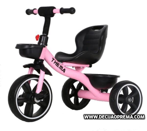 Tricikl Thema za decu Rozi
