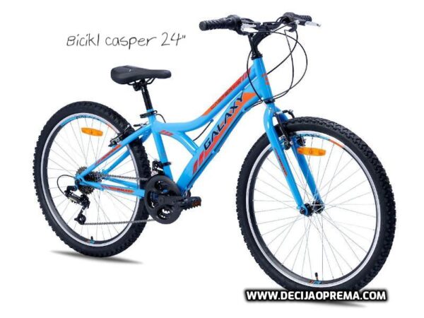 Bicikl Galaxy Casper 240 24"/18 za decu Plavo narandžasta