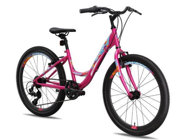 Bicikl Galaxy Sienna 24"/6 za decu Rozo Plava