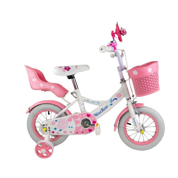 Bicikl Nina Rose 12" za decu Bela