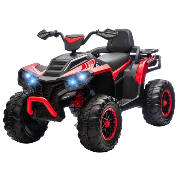 Kvad na akumulator 4 x 4 za decu Crveni