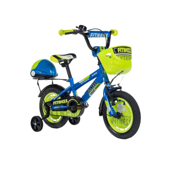 Dečija bicikla 12“ Fitness plavo-zelena