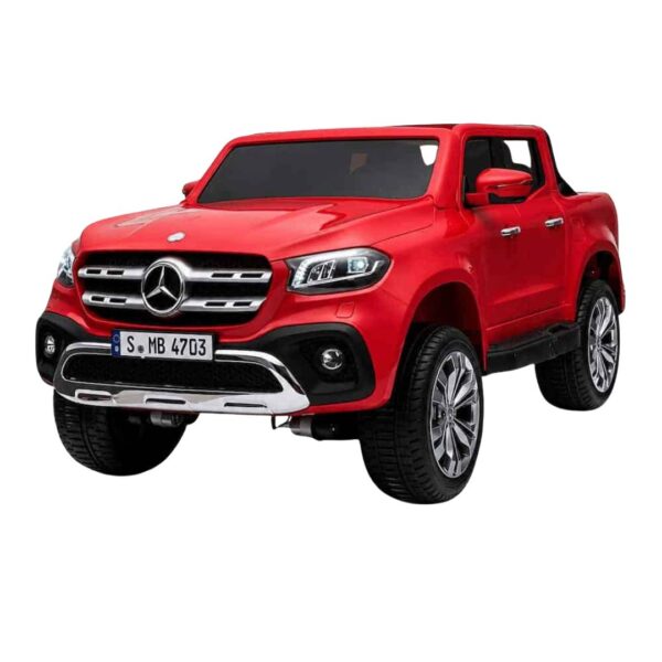 Auto na akumulator Mercedes Benz X-Class 4x4 Licencirani za decu Crveni
