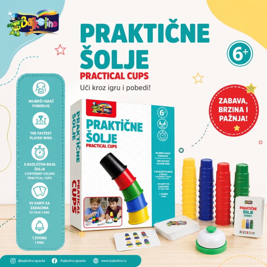 Društvena igra Praktične Šolje 152087
