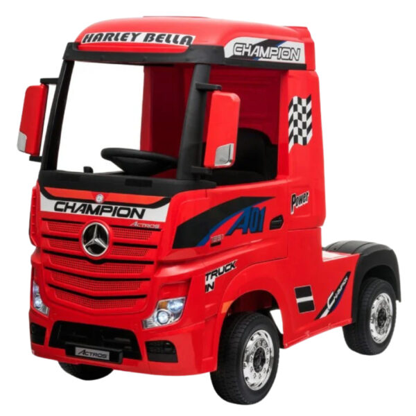 Dečiji Kamion Mercedes ACTROS Crveni 4×4 Premium Oprema